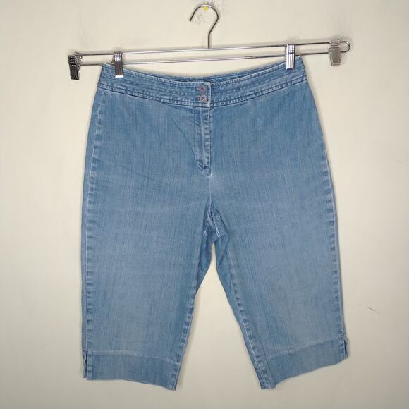 Talbots Vintage Denim Capri Crop Jeans High Waist - Picture 1 of 11